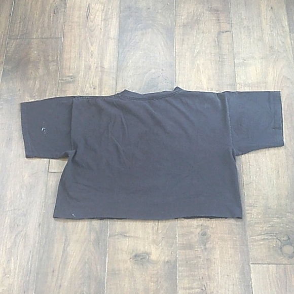 VTG 90S LAKE GEORGE NEON  CROP USA MADE TEE WOMANS L - Picture 4 of 7